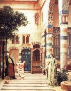 Lord Frederic Leighton Old Damascus The Jewish Quarter oil on canvas
